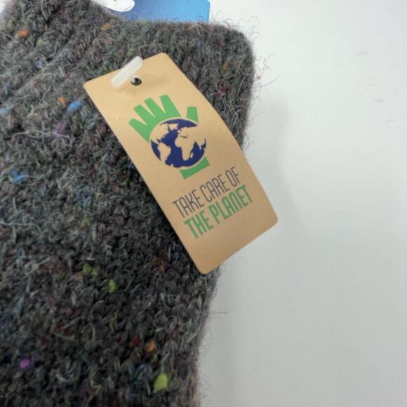 Isotoner Women's Recycled Knit Gloves - Grey Heather - Picture 3 of 8